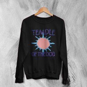 Temple Of The Dog Sweatshirt Logo Sun Sweater Surfing Tee Grunge 17